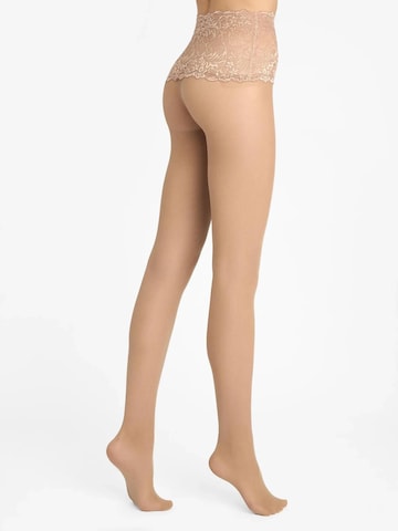 Marilyn Tights 'Rajstopy damskie wyszczuplające Marilyn Lux Line Slim Emotion 30 DEN beżowy 1/2' in Beige: front