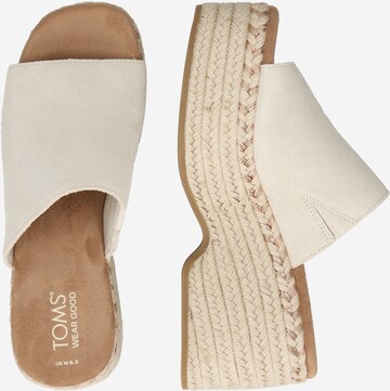 Zoccoletto di TOMS in bianco