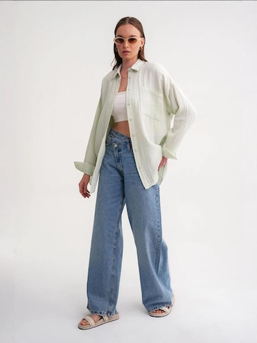 Camicia da donna di MixRay in verde