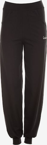 Pantaloni sportivi 'WH12' di Winshape in nero: frontale
