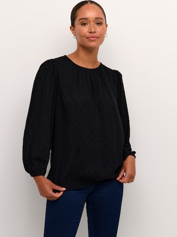 Kaffe - Blusa 'Wilma' en negro: frente