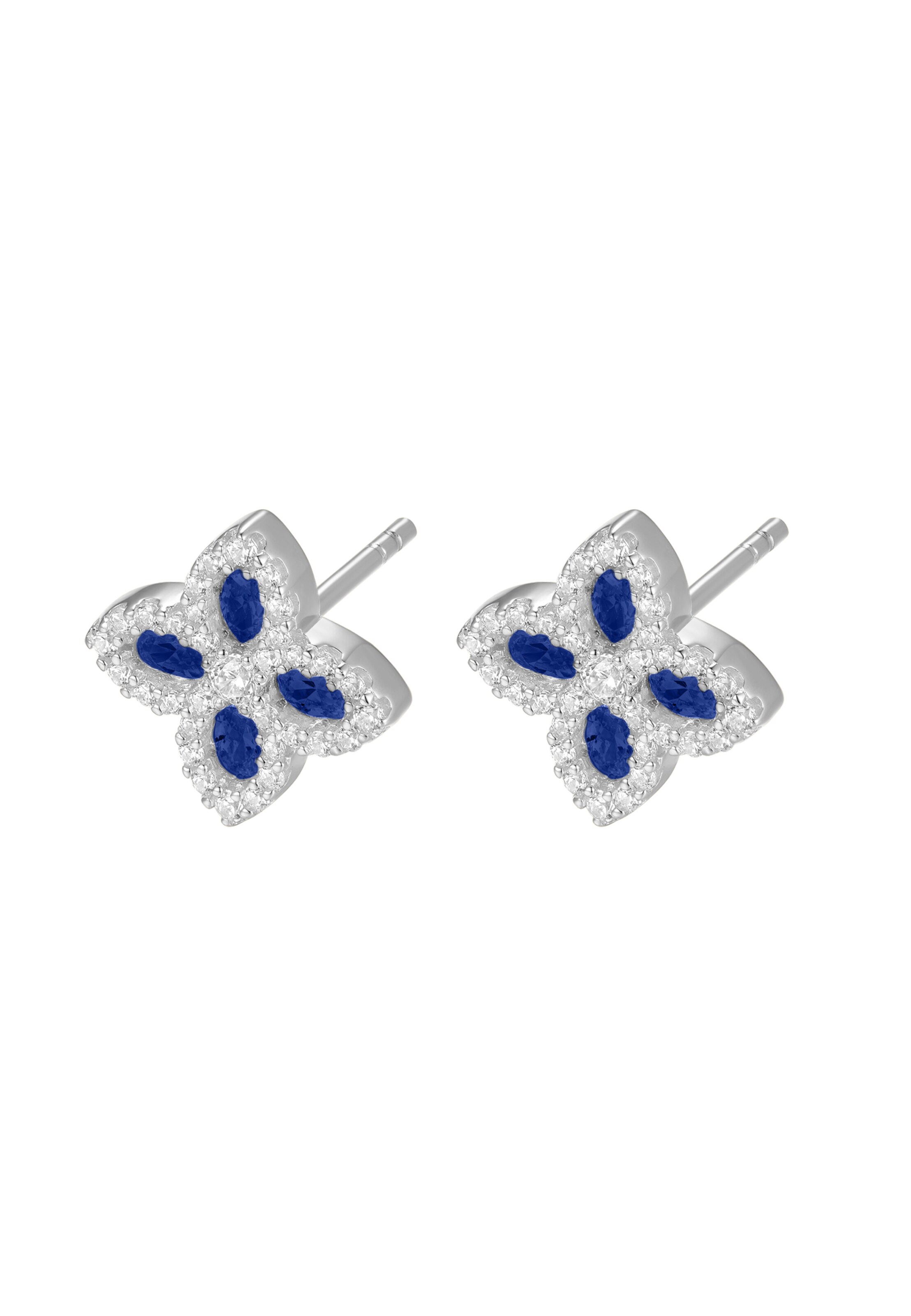 Nana Kay Earrings 'Pretty Petals' in Silver: front