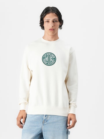 Felpa 'Transit Authority' di HUF in beige: frontale