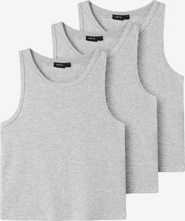 Maglietta intima di LMTD in grigio: frontale