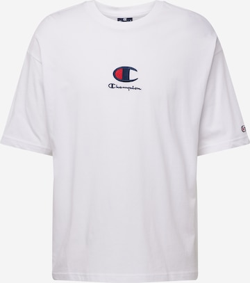 T-Shirt Champion Authentic Athletic Apparel en blanc : devant