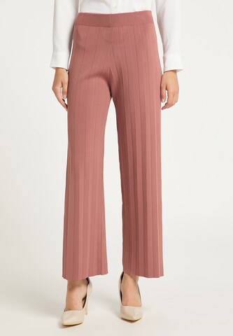 Loosefit Pantaloni di usha BLACK LABEL in rosa: frontale