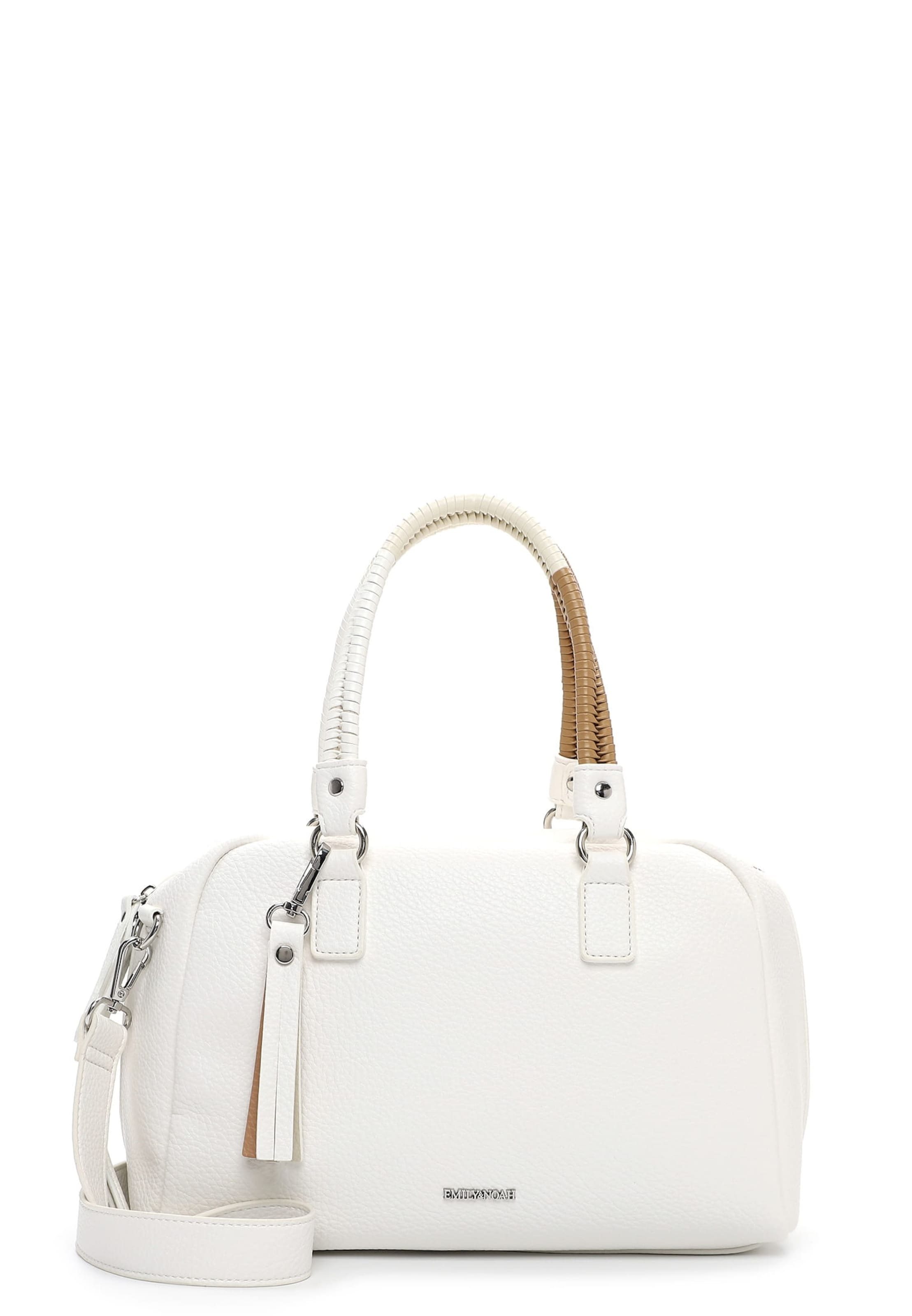 Shopper 'Jeanine' di Emily & Noah in bianco: frontale