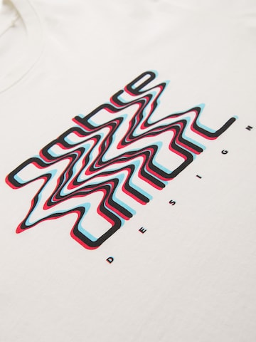 Ombre Shirt in Wit