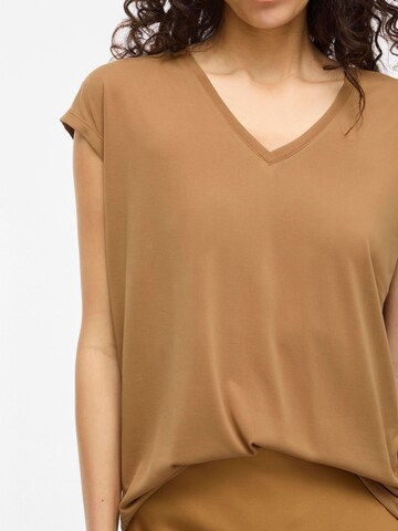 VILA Shirt in Brown