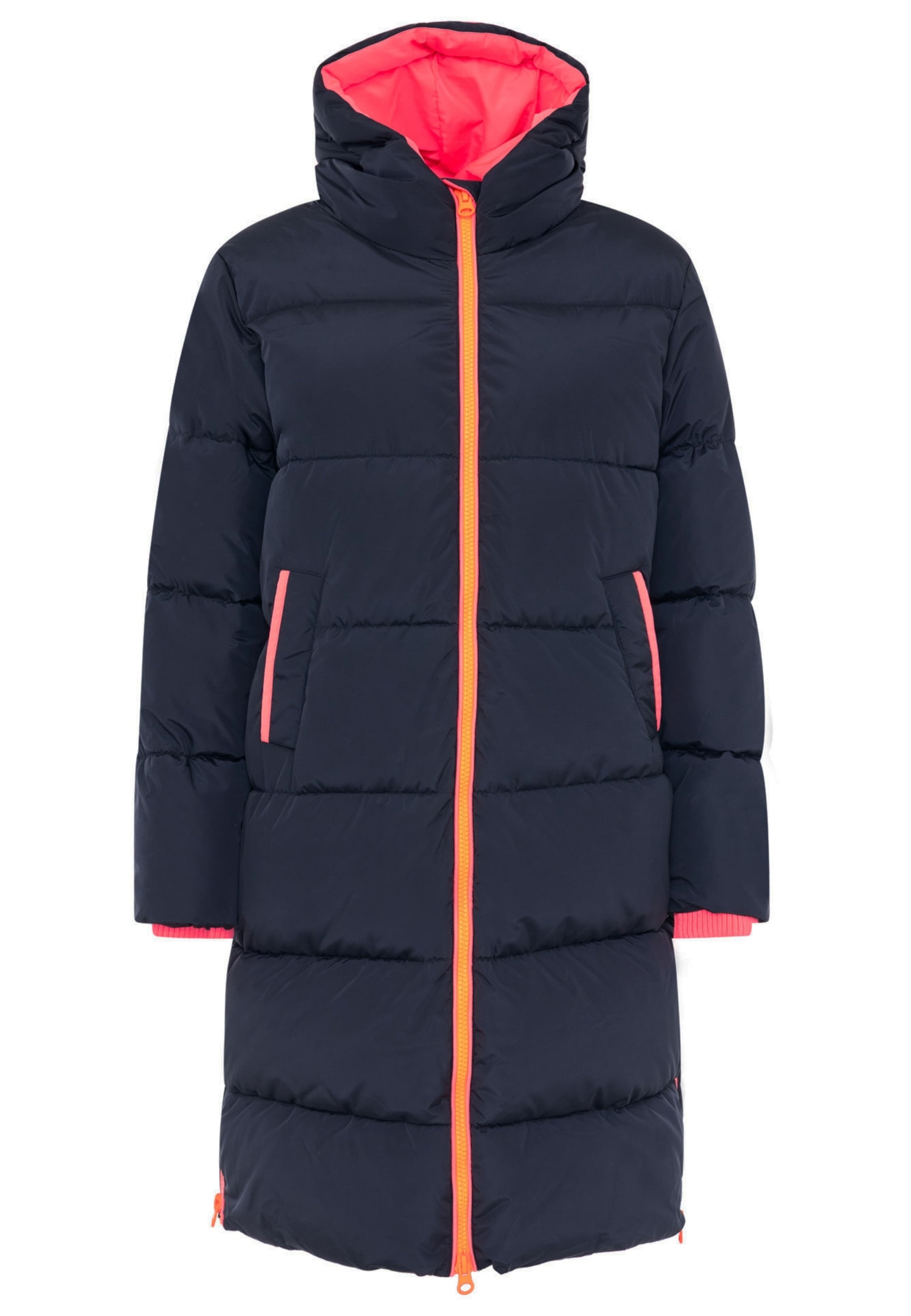 Zwillingsherz Winter coat in Blue: front
