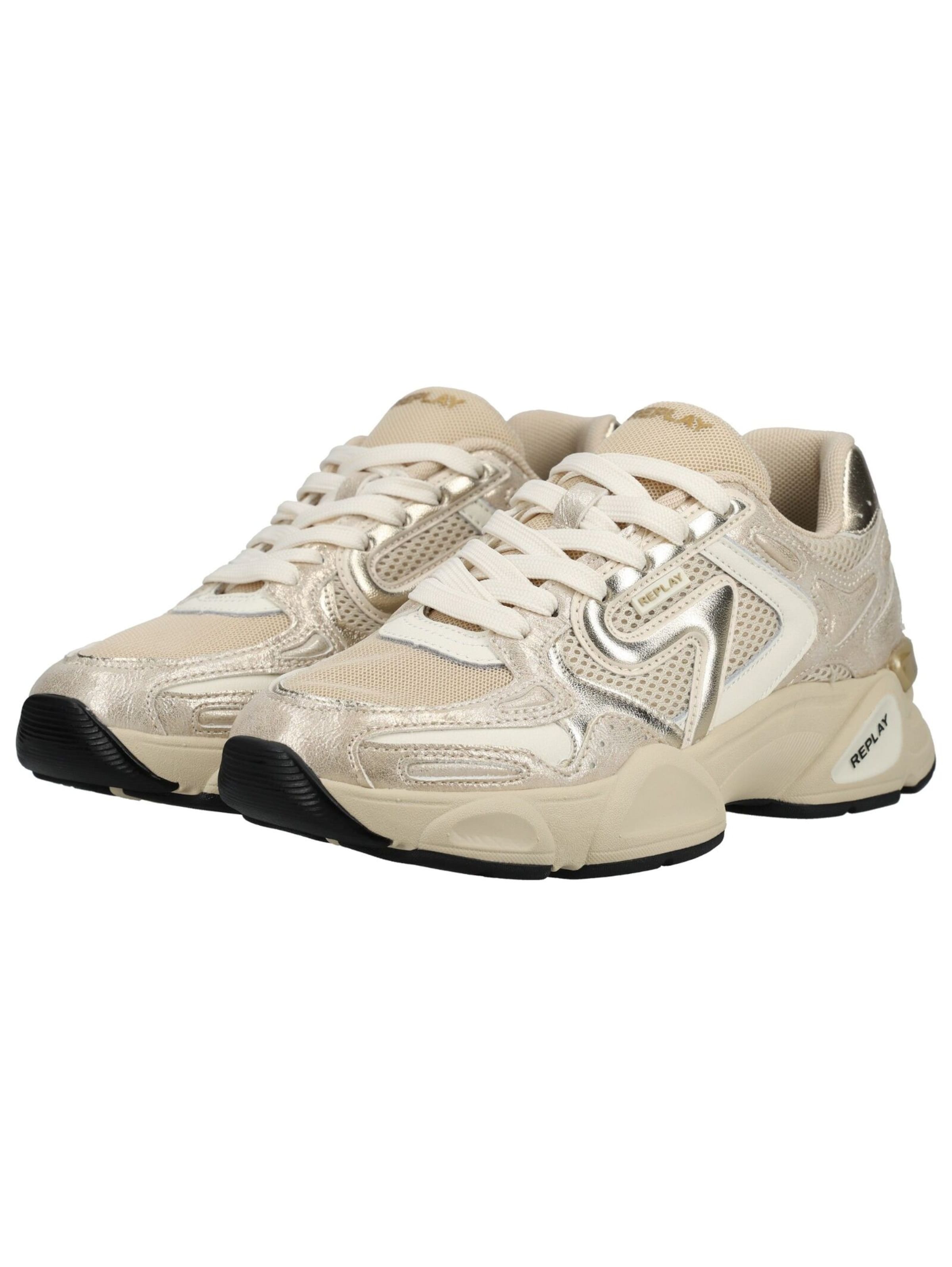 REPLAY Sneakers laag in Goud