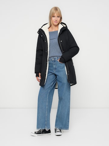 HOLLISTER Winterparka in Zwart