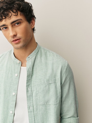 Next Comfort fit Button Up Shirt in Green