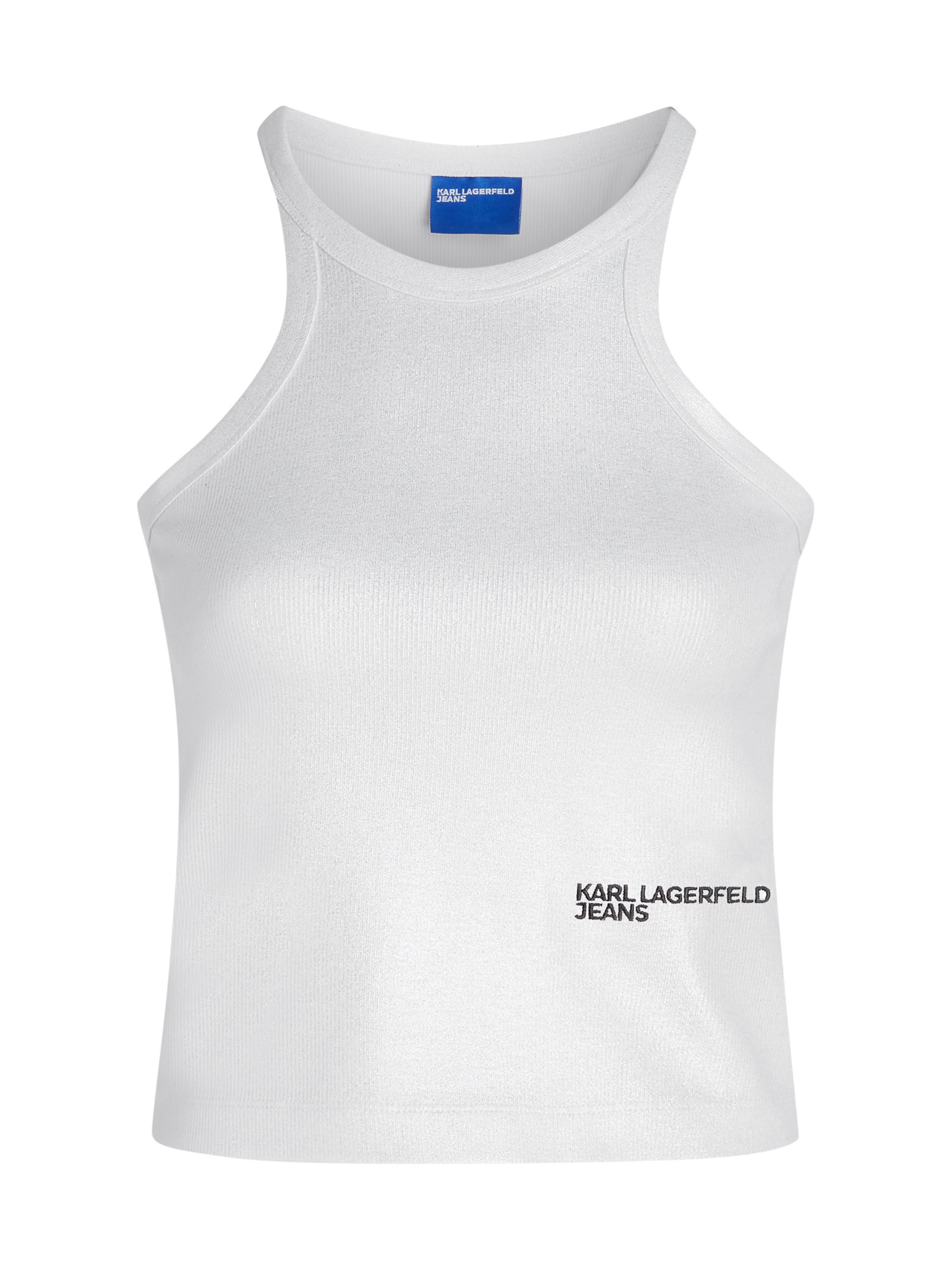 KARL LAGERFELD JEANS Top in Silber: Vorderseite