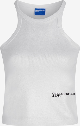 KARL LAGERFELD JEANS - Top en plata: frente