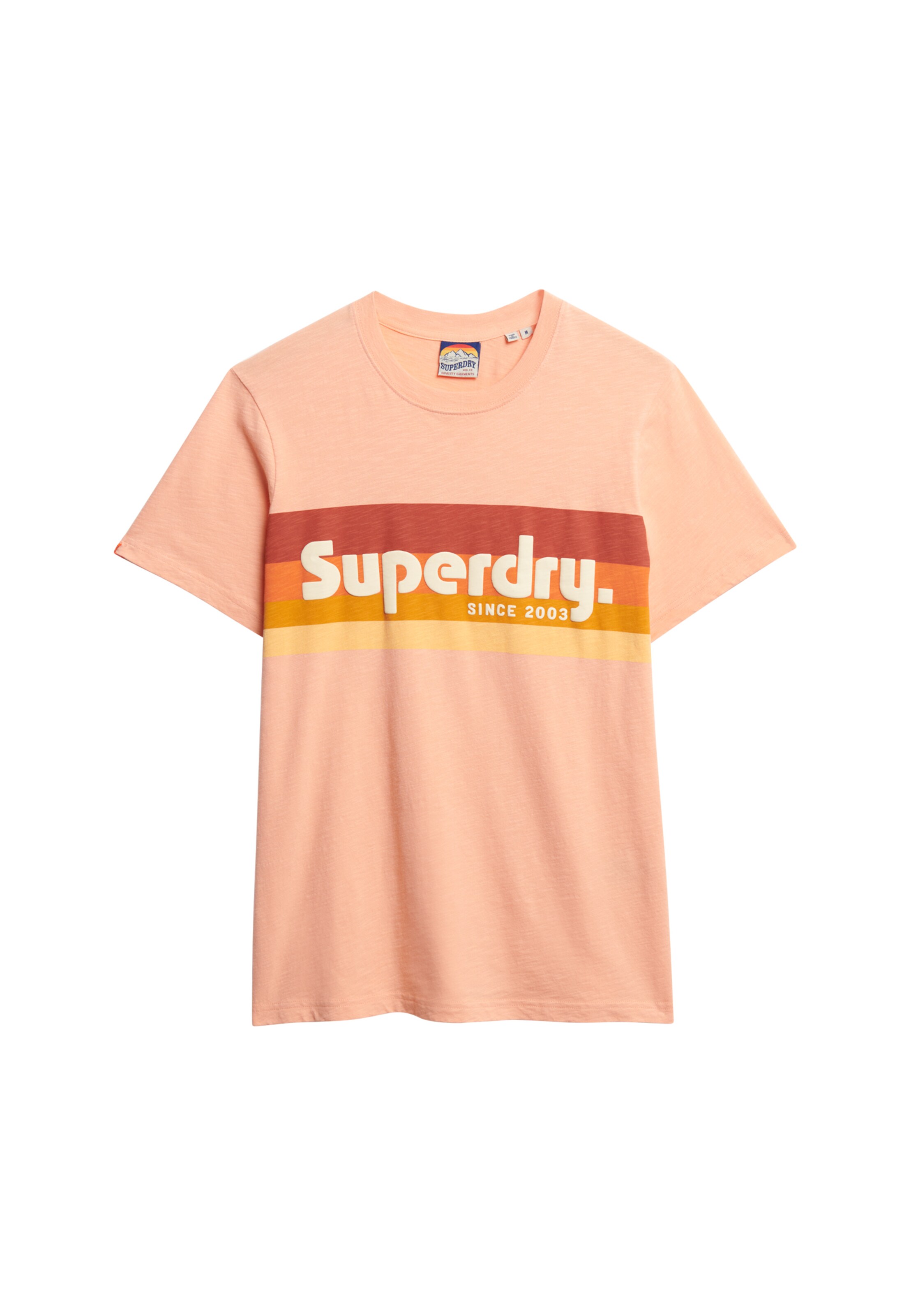T-Shirt Superdry en rose : devant
