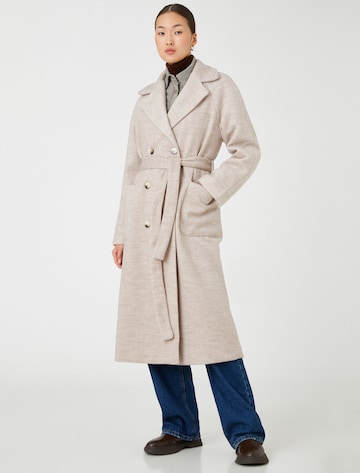 Koton Between-seasons coat in Grey: front