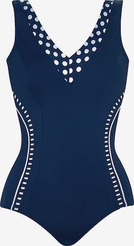 Bustino Costume intero di SUNMARIN in blu: frontale
