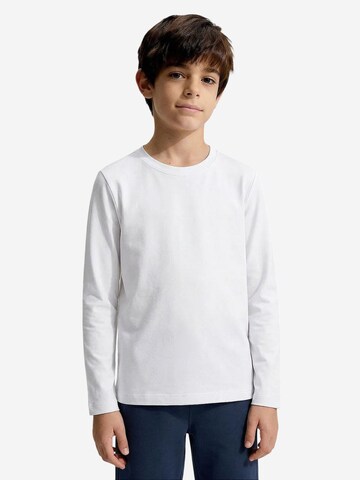 Tommy Life Shirt 'TOMMY T-Shirt Aus Baumwolle Und Elastan'‌‌‌‌‌‌‌‌‌‌ in Weiß