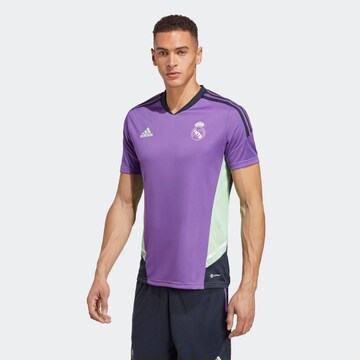 ADIDAS SPORTSWEAR - Camisola de futebol 'Real Madrid Condivo 22' em roxo: frente