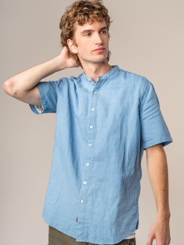 Living Crafts Regular Fit Hemd 'RUBEN'‌‌‌‌‌‌‌‌‌ in Blau