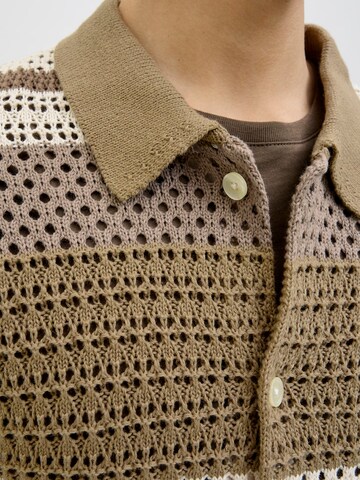 Jack & Jones Premium Comfort Fit Cardigan 'JPRBluwilmer' i brun