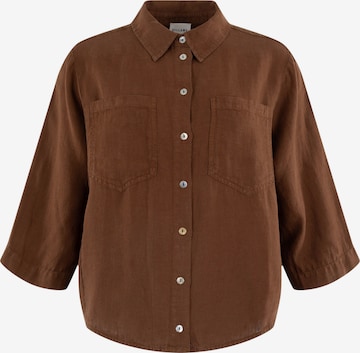Bellamy Gallery Bluse 'Juno' in Braun: Vorderseite