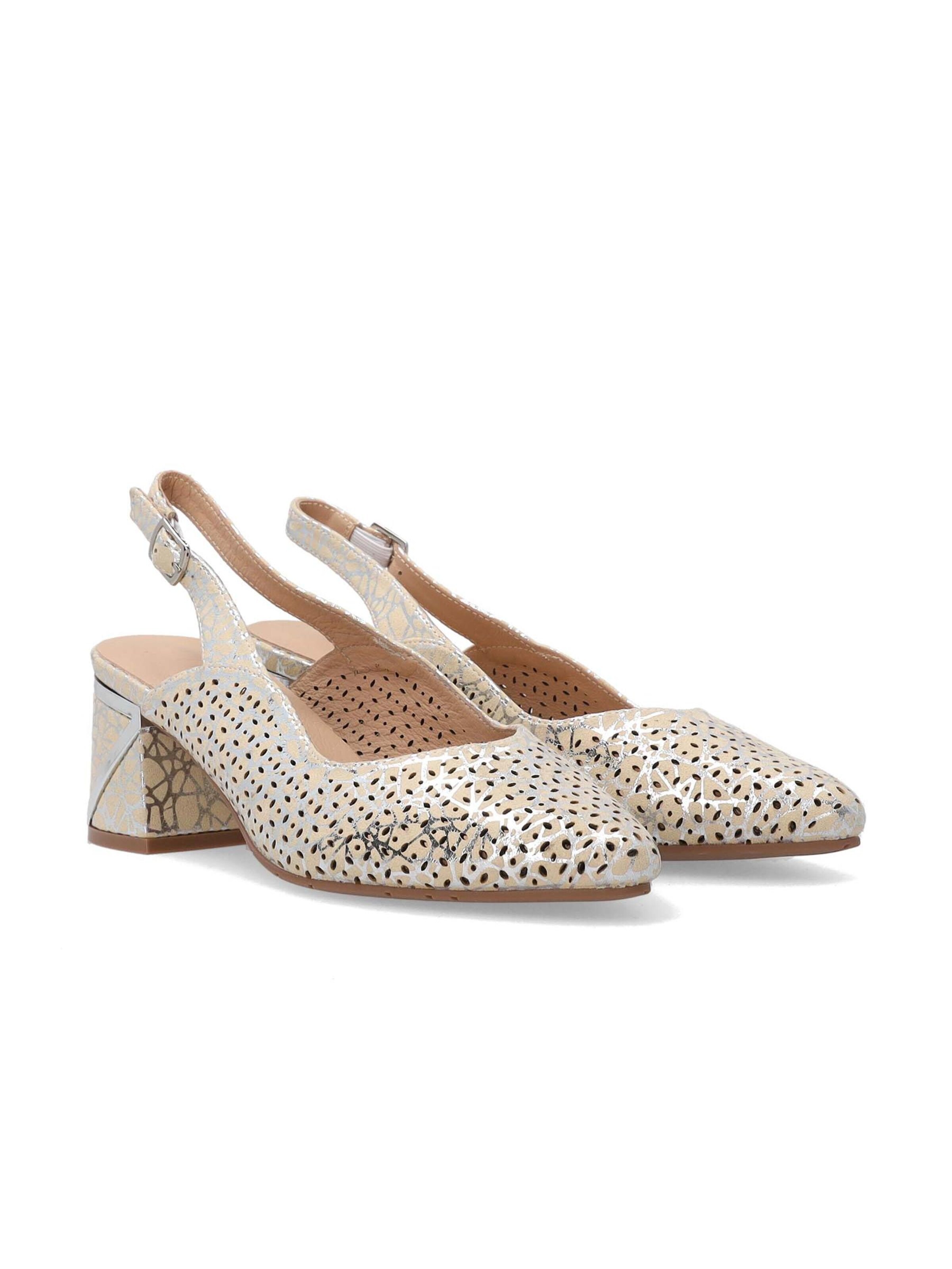 VENEZIA Slingback pumps 'Venezia' in Beige