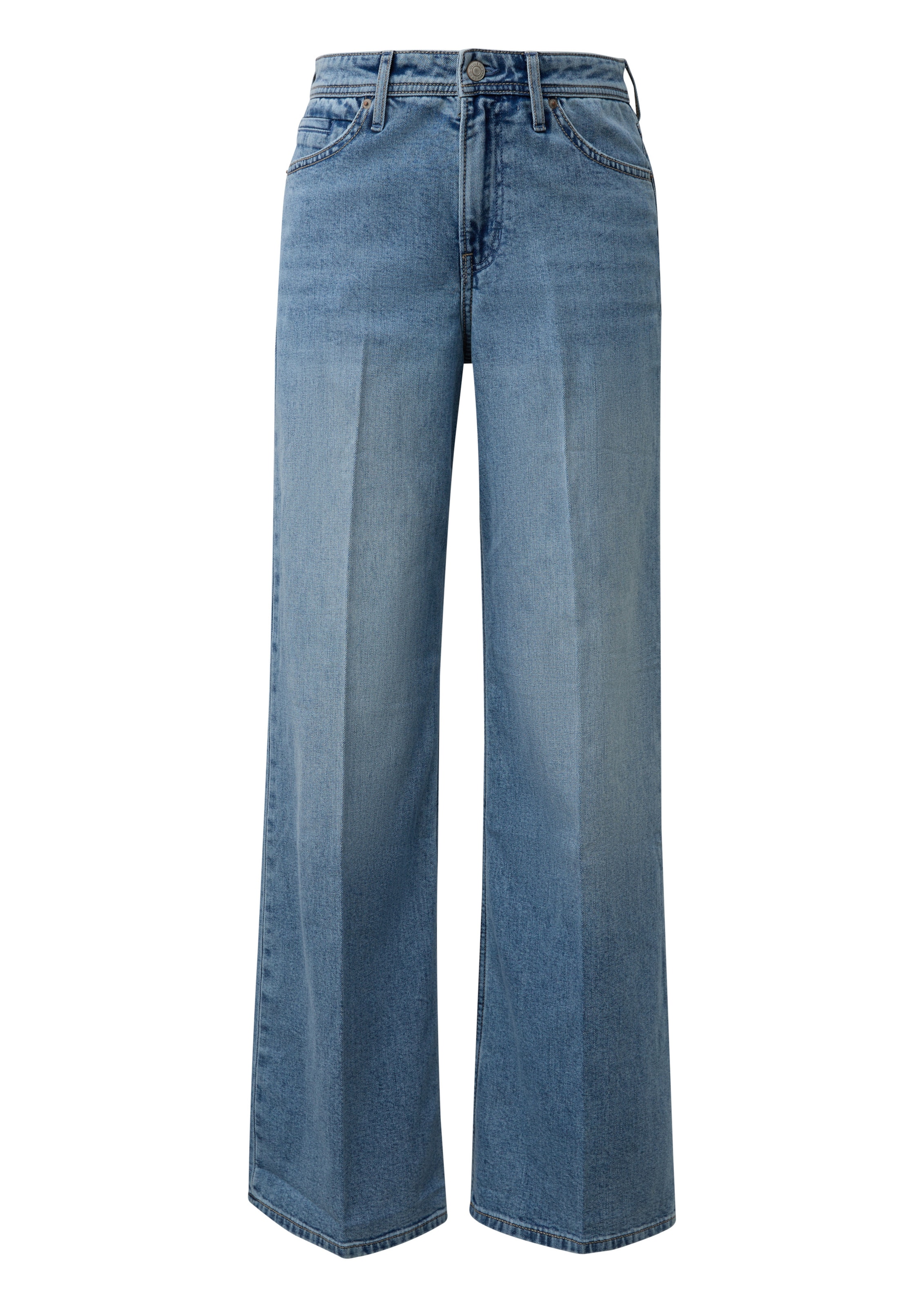 s.Oliver Wide leg Jeans 'Suri' in Blauw: voorkant
