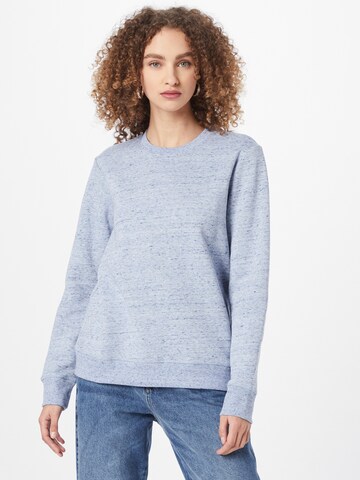 Sweat-shirt Superdry en bleu : devant