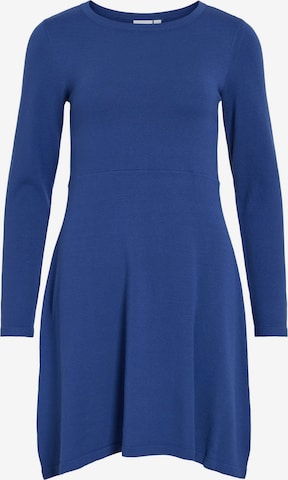 VILA - Vestido de punto 'HELLIE' en azul: frente
