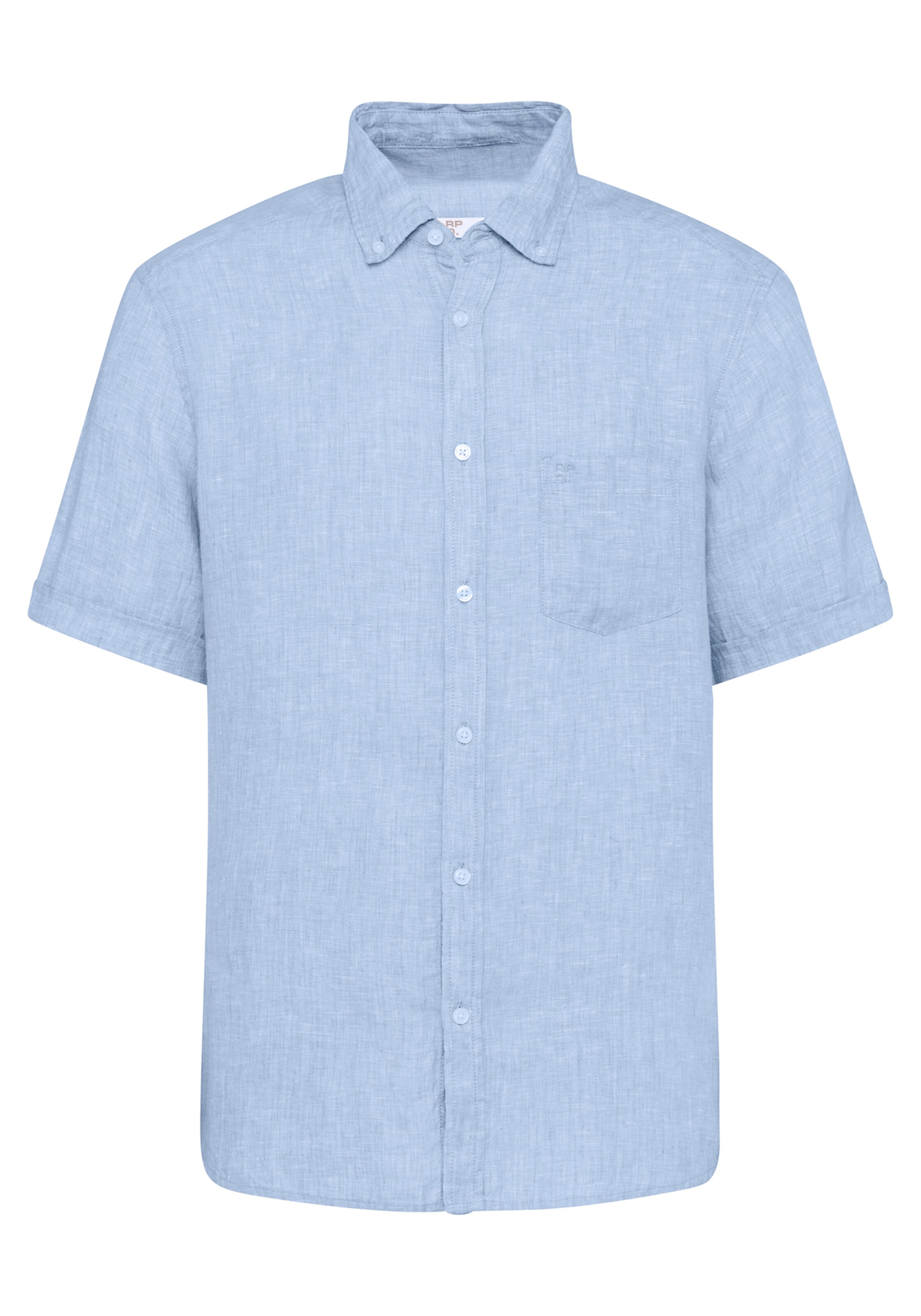 REDPOINT Regular fit Button Up Shirt in Blue: front