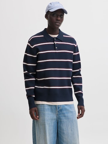 Pull-over 'JORATOCHA' JACK & JONES en bleu : devant