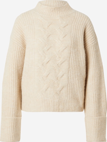 Pull-over 'Chastine Peggy' MSCH COPENHAGEN en beige : devant