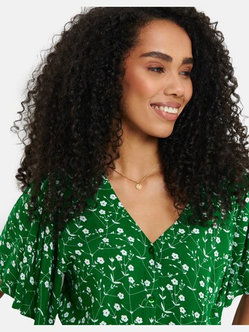 Threadbare - Vestido camisero 'Fruit' en verde