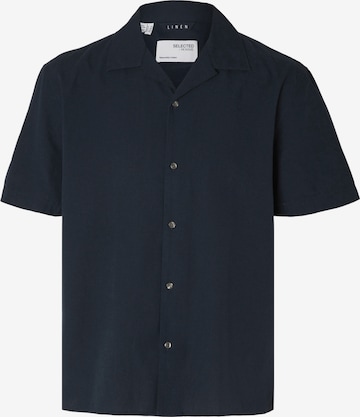 SELECTED HOMME - Comfort Fit Camisa em azul: frente
