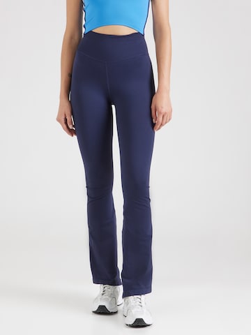 évasé Pantalon de sport Fabletics en bleu : devant