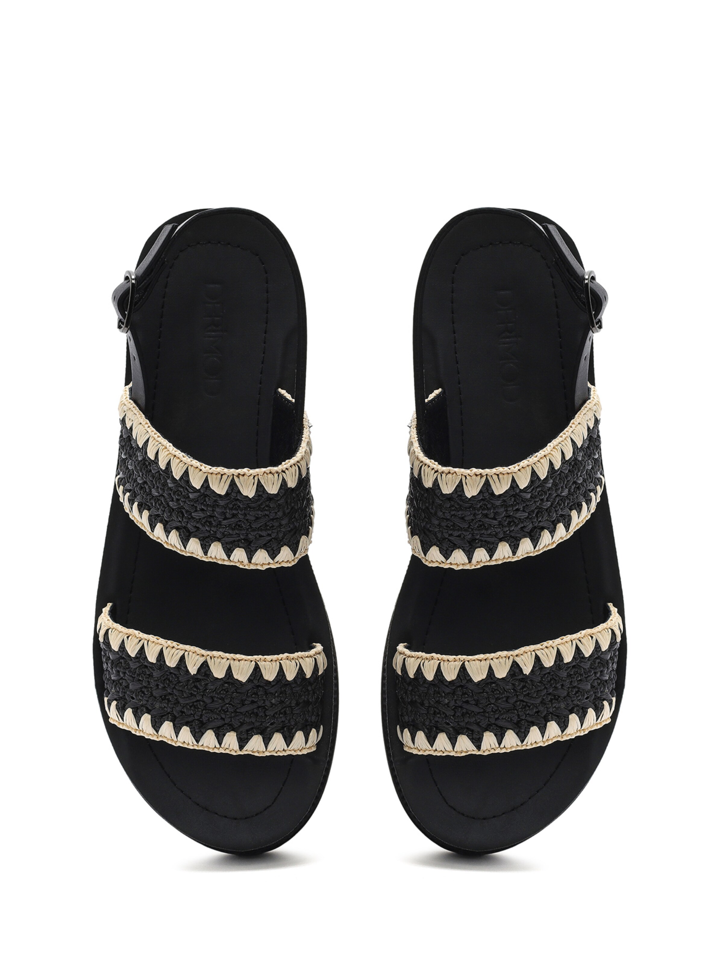 Derimod Sandale in Schwarz