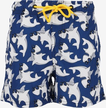 ZigZag Board Shorts 'Ruben' in Blue: front