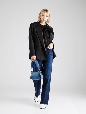 Banana Republic Bluse in Schwarz