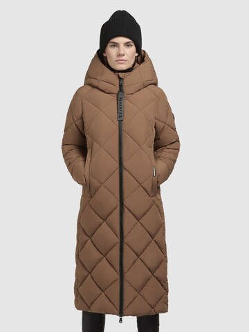 khujo Winter coat 'Elow' in Brown: front