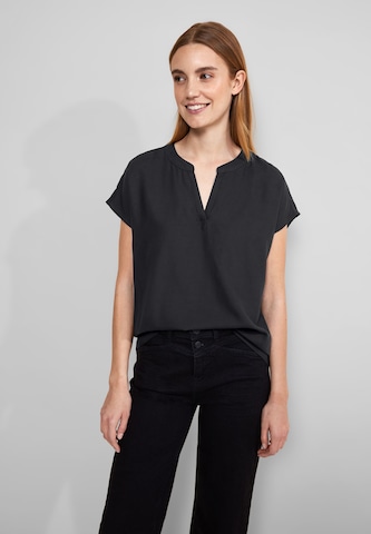 STREET ONE Blouse in Zwart