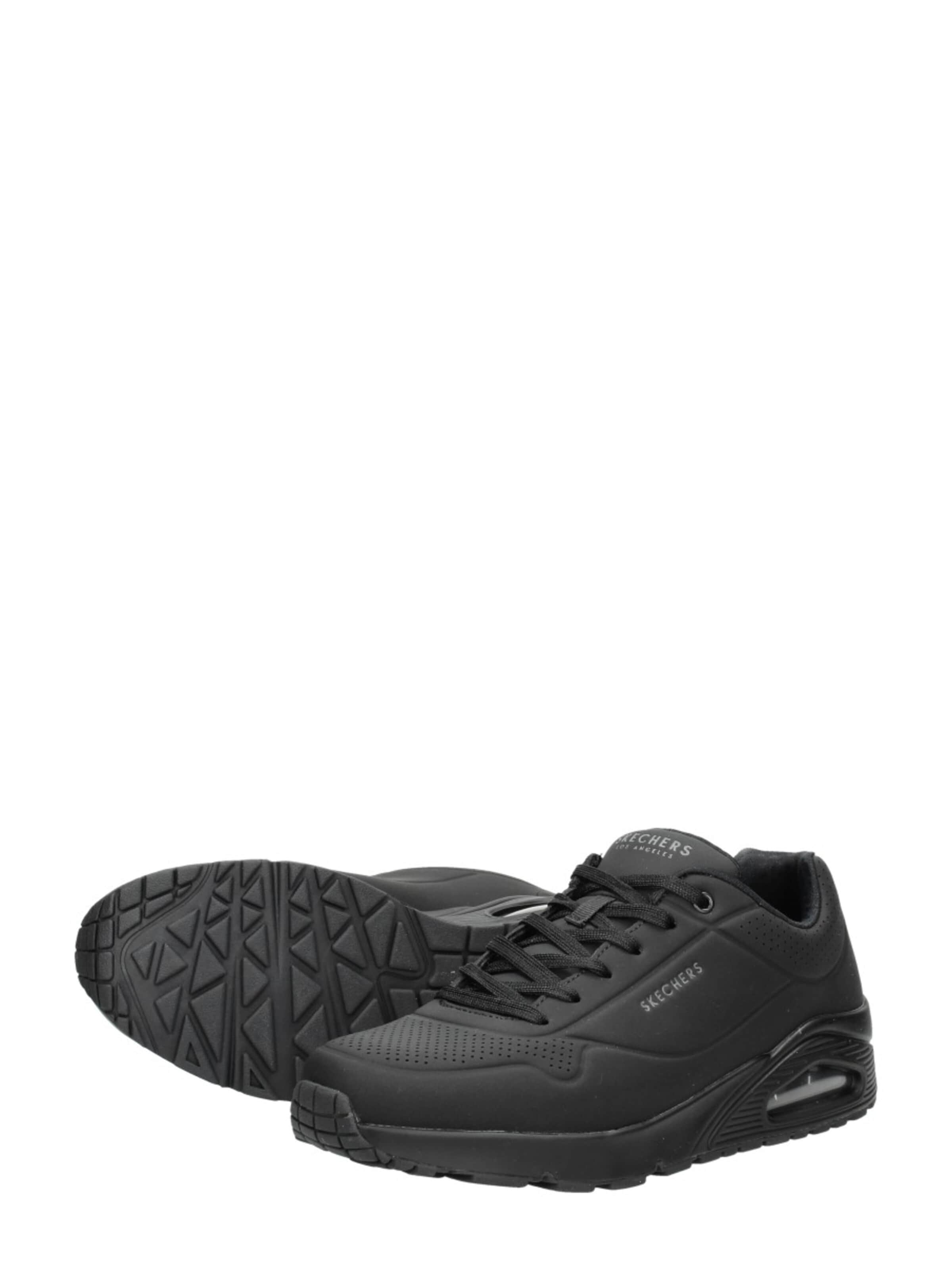SKECHERS Sneakers laag 'Uno - Stand On Air' in Zwart