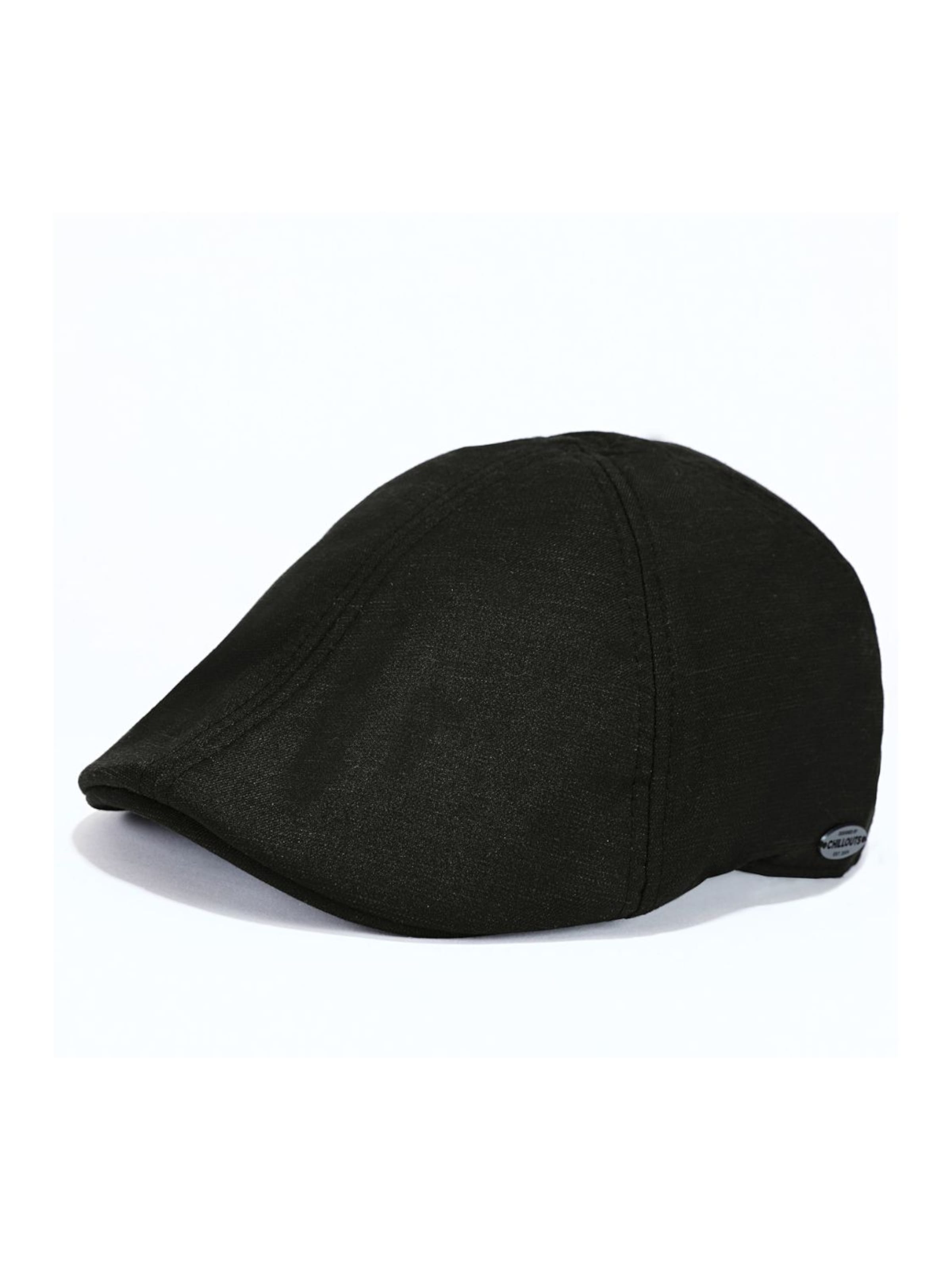 chillouts Cap 'Schiebermütze "Kapolei" (Flat Cap)' in Black