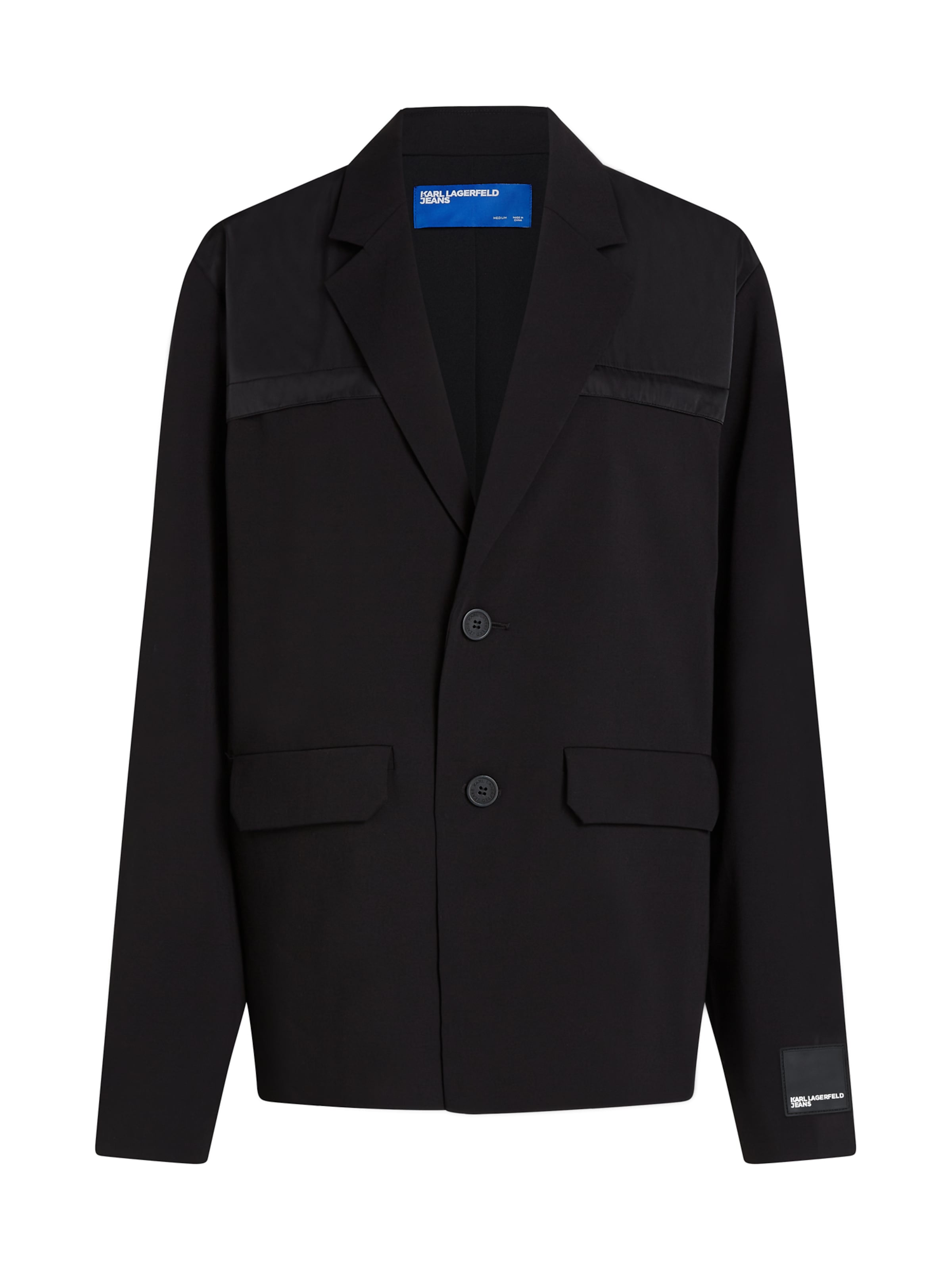 Comfort Fit Sacou de la KARL LAGERFELD JEANS pe negru: față