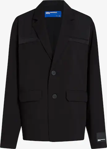 juoda KARL LAGERFELD JEANS Patogus modelis Klasikinis švarkas: priekis