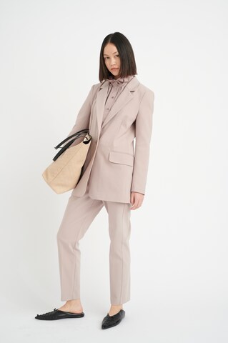 InWear Regular Suorat housut 'Zella' värissä beige