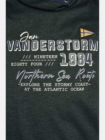 Jan Vanderstorm Sweatshirt ' Sverre ' in Grün