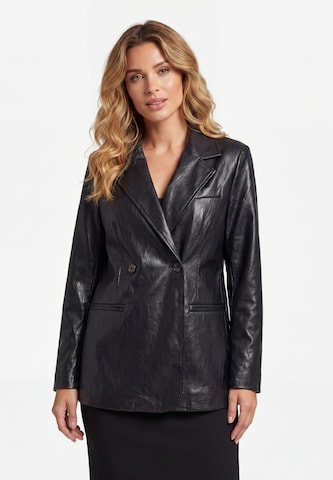 Blazer usha BLACK LABEL en noir : devant