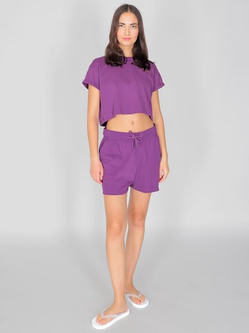 NASSAU Beach Club Shirt in Lila